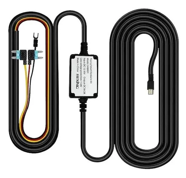 Rexing Rexing Smart Hardwire Kit Mini-USB 12-24V 1.5A 13ft — product photo