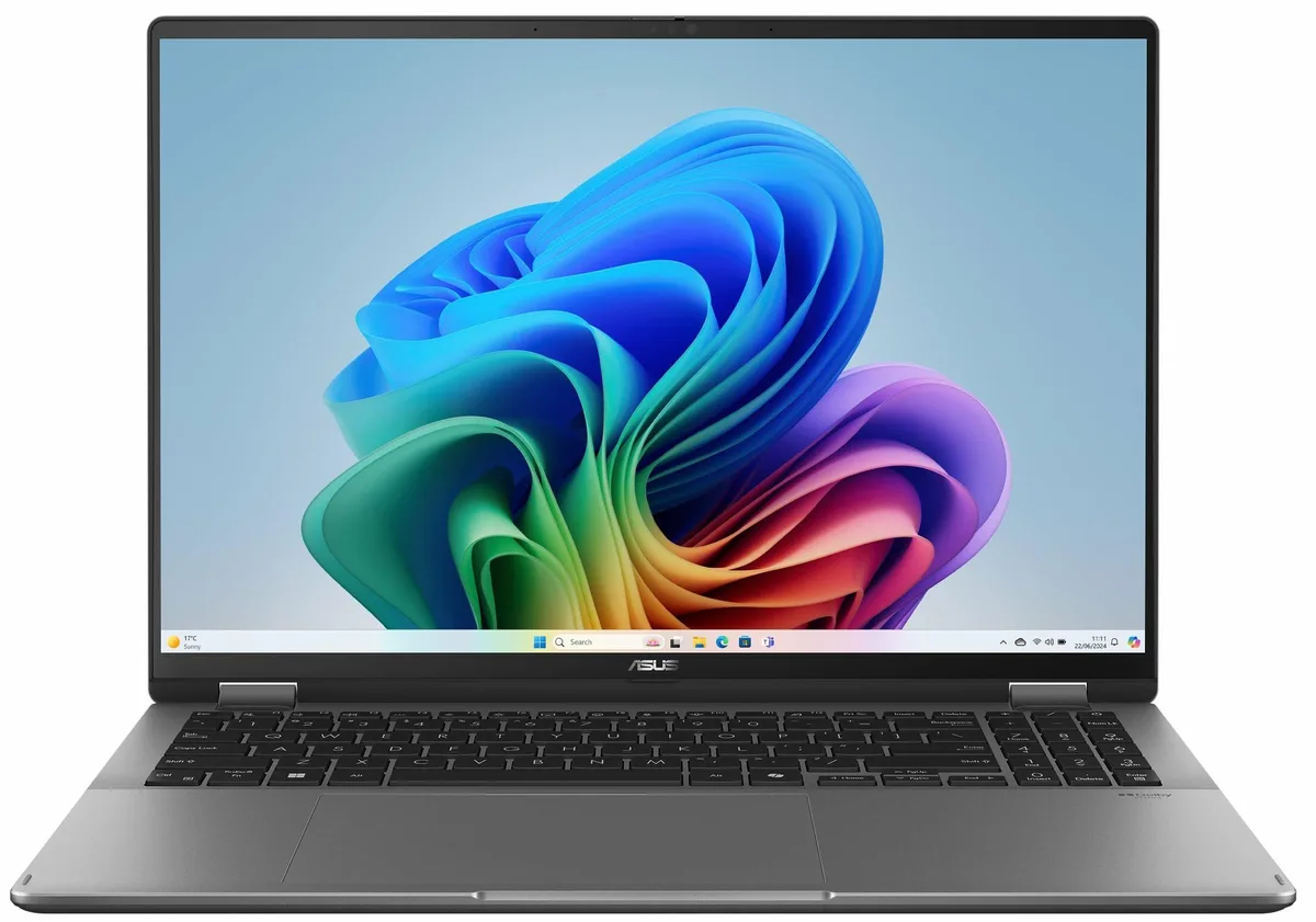 ASUS ASUS Vivobook 16 Flip TP3607AA-IS99T Core Ultra 9 386H 32GB 1TB OLED Touch laptop — product photo