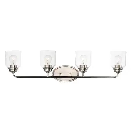 Maxim Maxim Acadia 4-Light 35" Satin Nickel Vanity Light — product photo