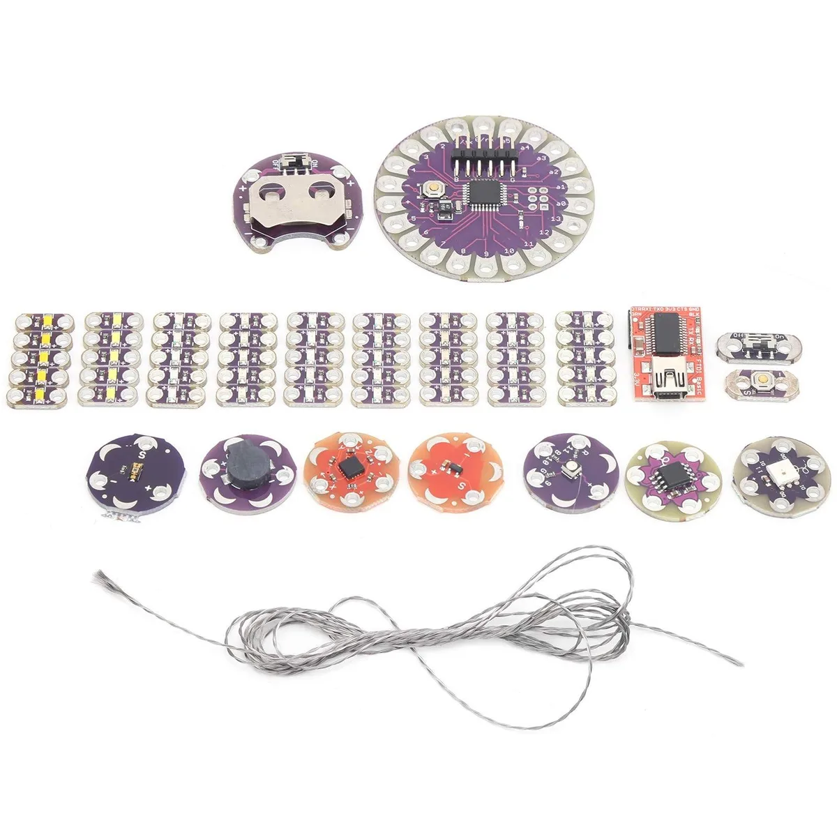 KW-Commerce KW-Commerce Lilypad Wearable Electronic Kit 2 in 1 accessory — product photo