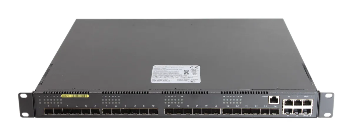 Quanta Computer, lnc Quanta Computer, lnc LB6M 10 Gbps 24-port SFP+ switch — product photo
