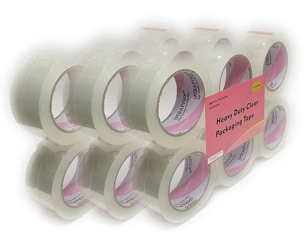 iMBAPrice iMBAPrice Sealing Tape 18 Rolls 110 Yards 2" Wide 1.8 Mil — product photo