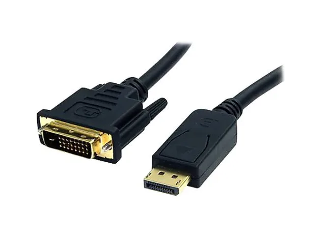 SIIG, Inc SIIG, Inc CB-DP1V12-S1 DisplayPort to DVI Cable 1080p 60Hz 6ft video accessory — product photo