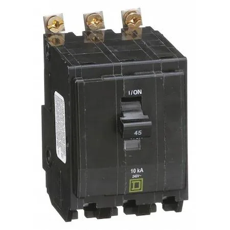 SQUARE D SQUARE D QOB345 45A 3 Pole 120/240V AC Circuit Breaker — product photo
