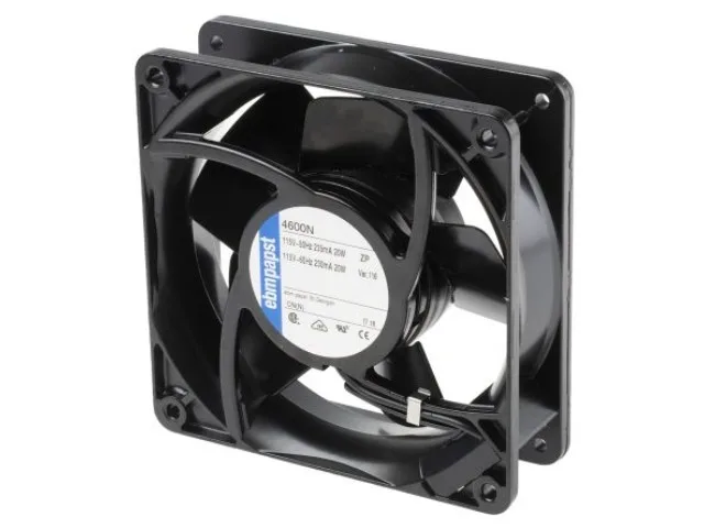 Fans Fans 4600N 119x119x38mm 115V AC 18W 180m3/h 3100rpm case fan — product photo