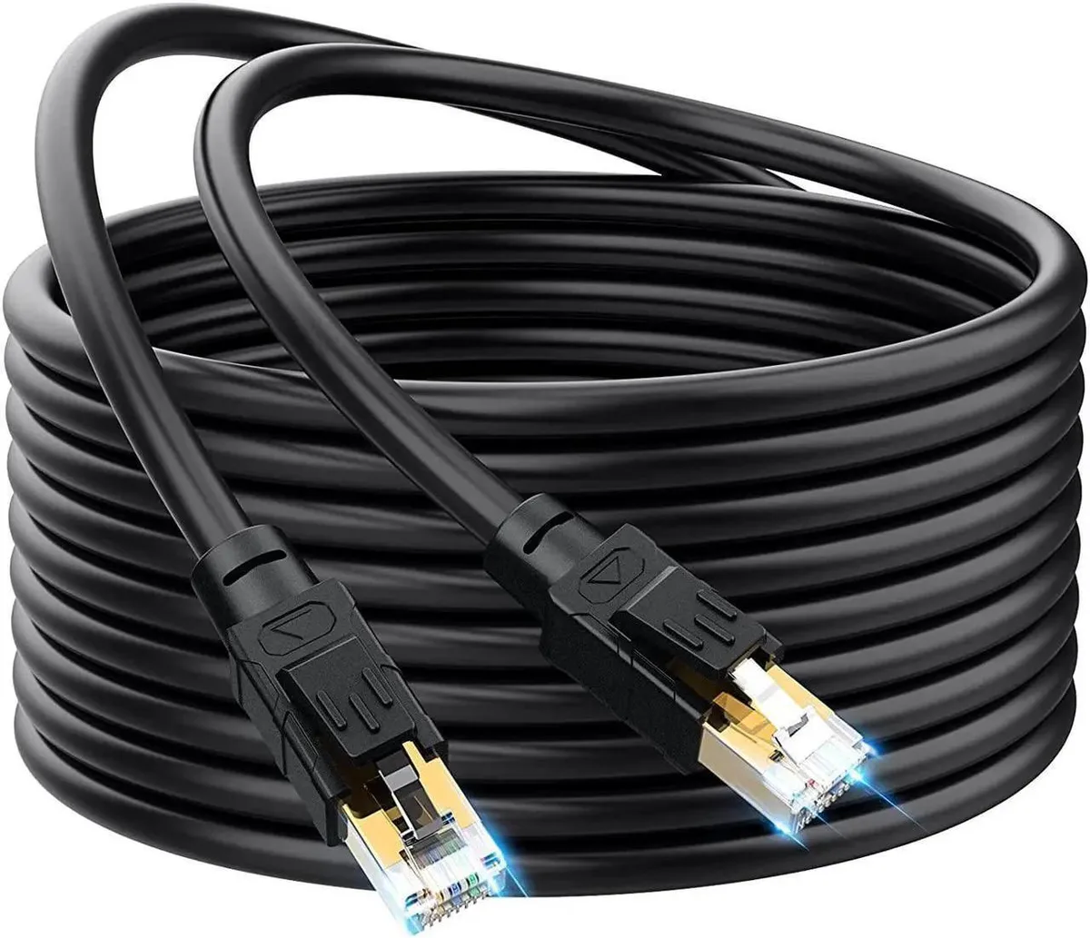 Vszerda Vszerda Cat 8 Outdoor Ethernet Cable 150 ft 26AWG 40Gbps 2000MHz SFTP — product photo