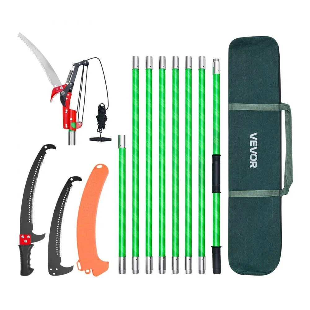 VEVOR VEVOR Manual Pole Saw 3.87-27 ft 8-Section Fiberglass 65Mn Steel 7.1 kg — product photo