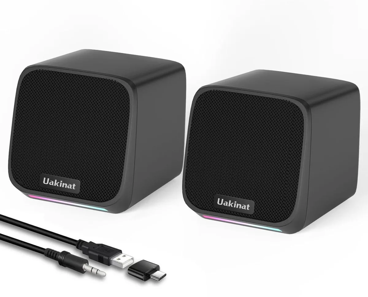  Uakinat E-1078 2.0 USB speaker 6 W black — product photo