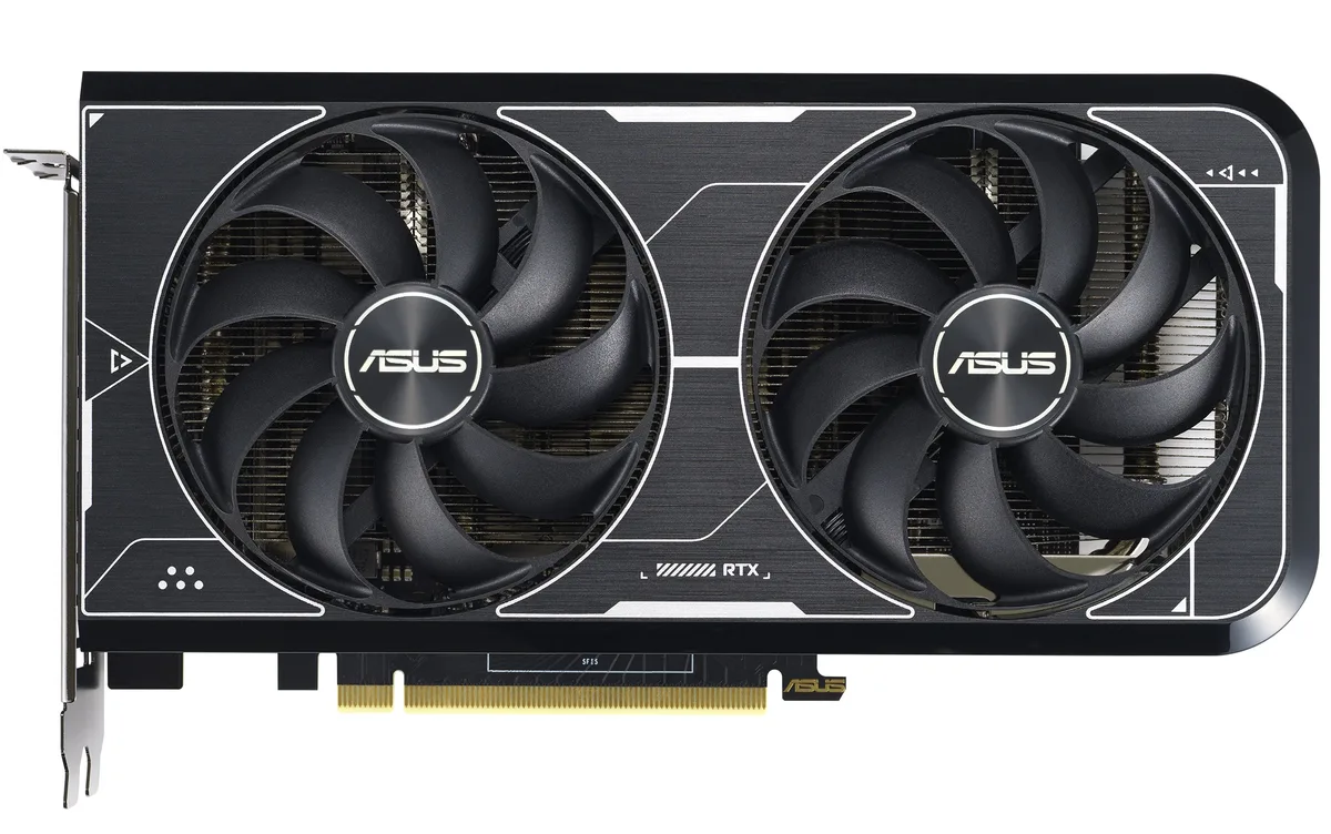 ASUS ASUS DUAL-RTX3060TI-8GD6X GeForce RTX 3060 Ti 8GB graphics card — product photo