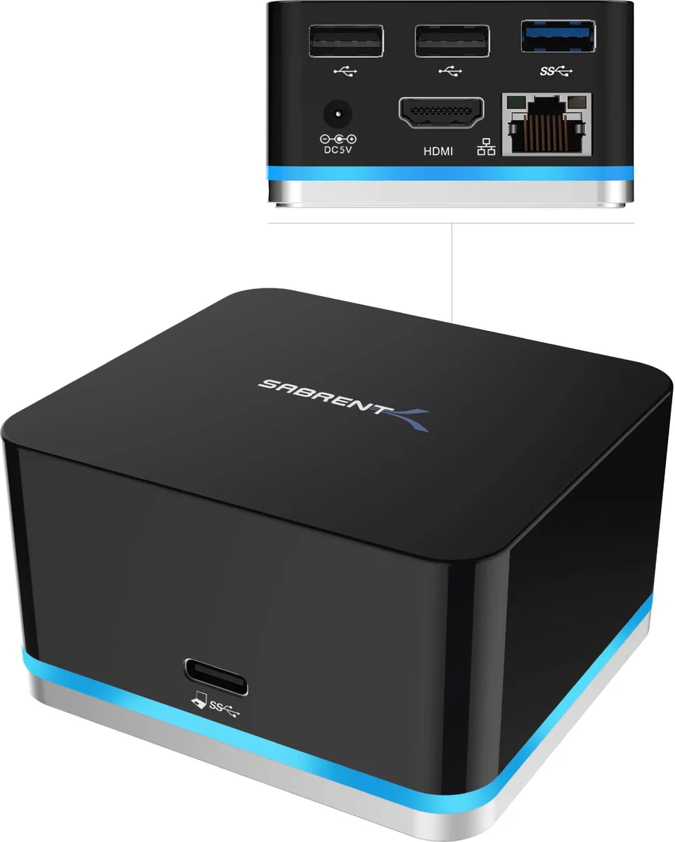 Sabrent Sabrent DS-CMND 5-Port USB-C Docking Station HDMI 3840x2160 30Hz — product photo