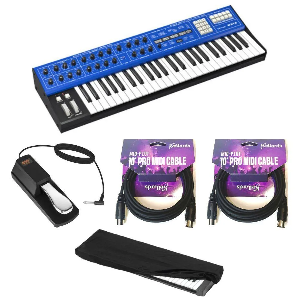 Behringer Behringer Wave Hybrid Wavetable Synthesizer Bundle with Pedal, Cables, Cover — product photo