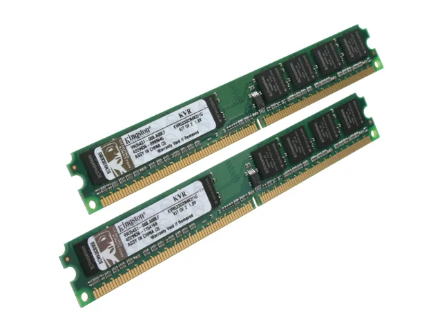 Kingston Technology Corp. Kingston Technology Corp. KVR533D2N4K2/1G 1GB (2 x 512MB) DDR2 533 desktop RAM — product photo