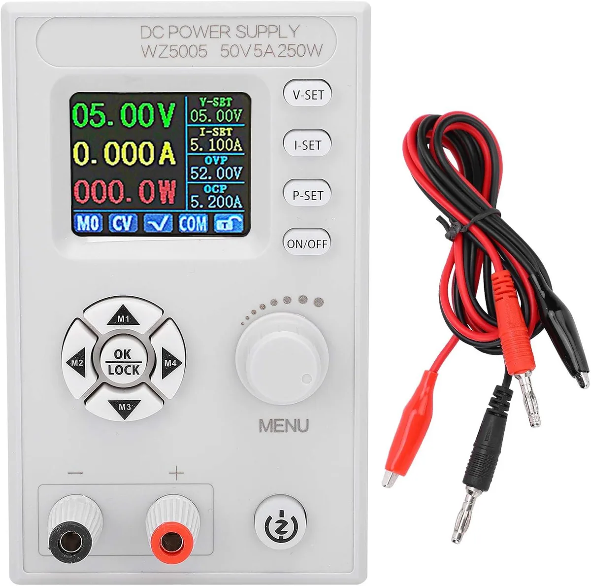 myVolts myVolts WZ5005 DC regulated power supply 0-50V 5A 250W 1.8in LCD — product photo
