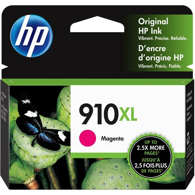 HP HP 910XL High Yield Magenta Ink Cartridge 3YL63AN ~825 pages — product photo