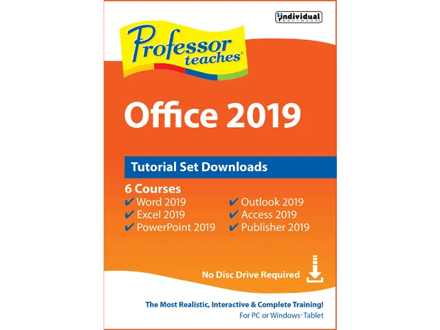 Individual Software Individual Software PDB-O19 Professor Teaches Office 2019 learning — product photo