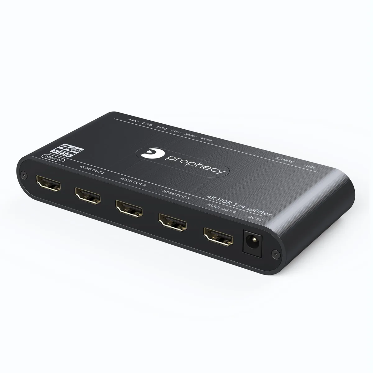ALSEYE ALSEYE 4-Port HDMI 2.0 Splitter 4K 60Hz 18Gbps 2 in 1 accessory — product photo