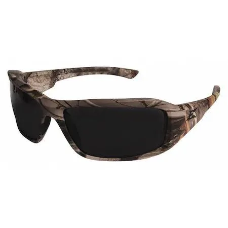 Edge Eyewear Edge Eyewear Brazeau XB116CF Safety Glasses Smoke Lens Camouflage Frame — product photo