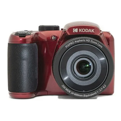 Kodak Kodak AZ255-RD 16MP 25x compact mirrorless camera red — product photo