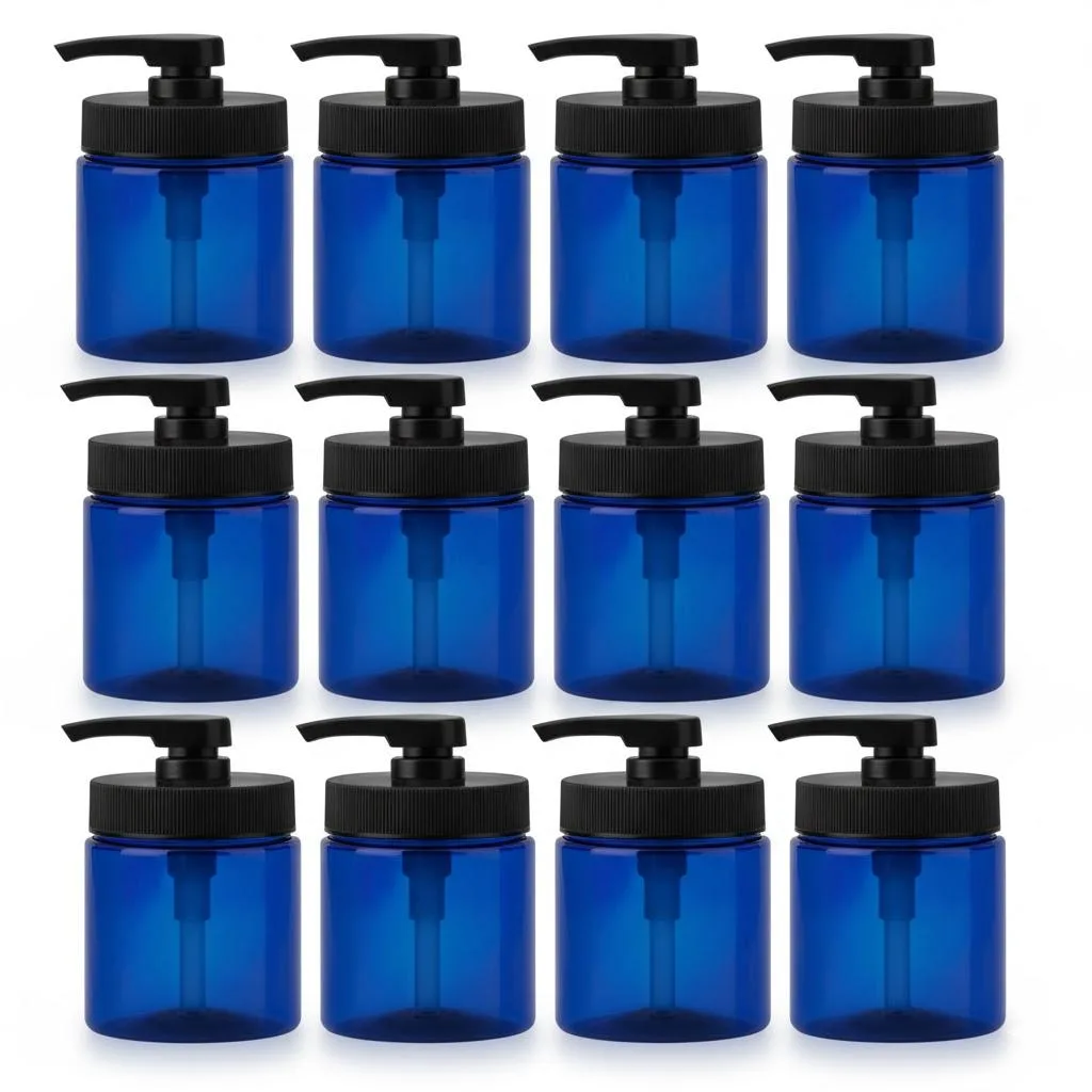Vandue Corporation Vandue Corporation Royal Massage 16oz Pump Jar 12pk Blue/White — product photo