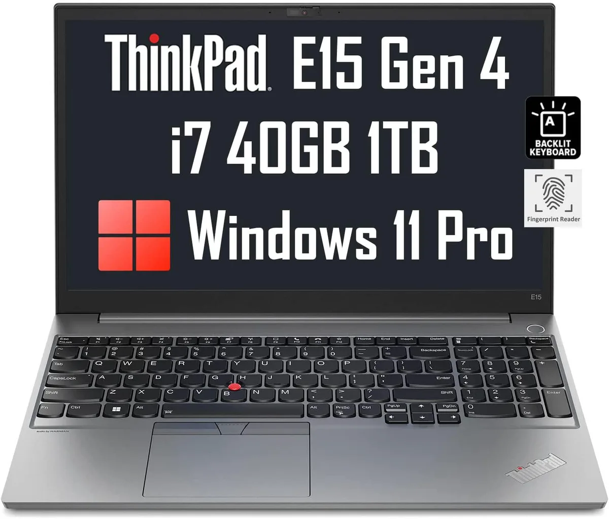 Lenovo Lenovo ThinkPad E15 Gen 4 15.6" FHD i7-1255U 40GB 1TB business laptop — product photo