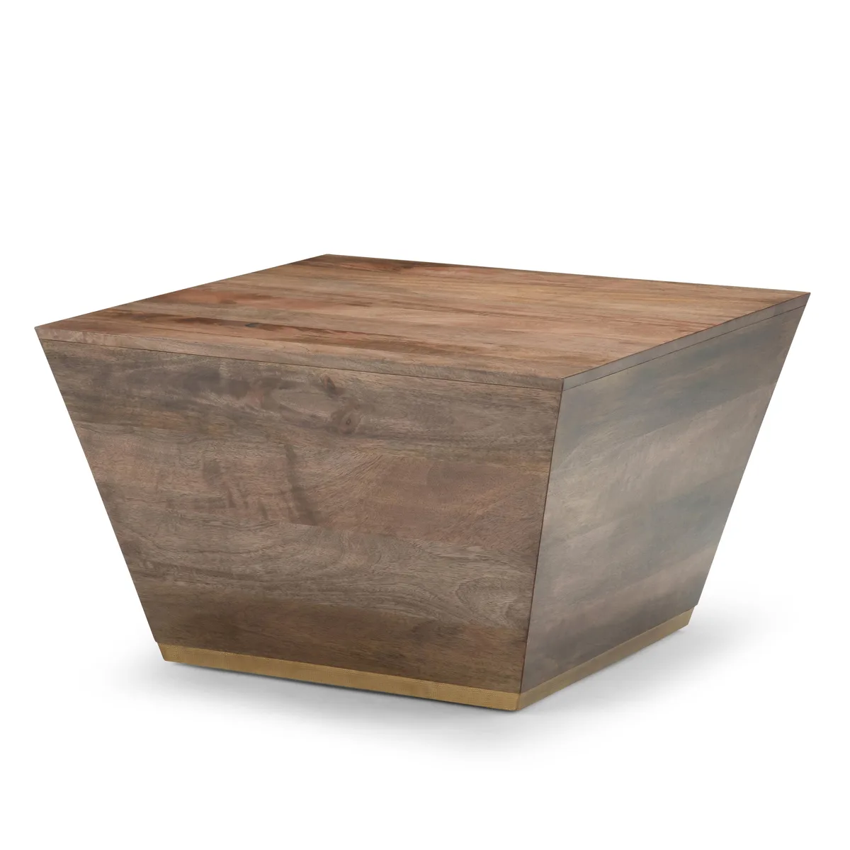 tuphen tuphen Square Coffee Table Dark Brown 28 x 28 x 18.5 in — product photo
