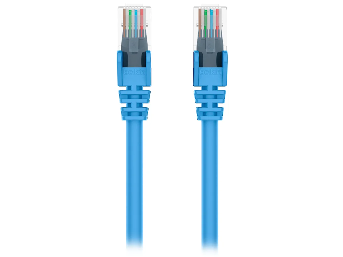 Belkin Belkin A3L980-75-BLU-S Cat 6 network ethernet cable 75 ft Blue — product photo