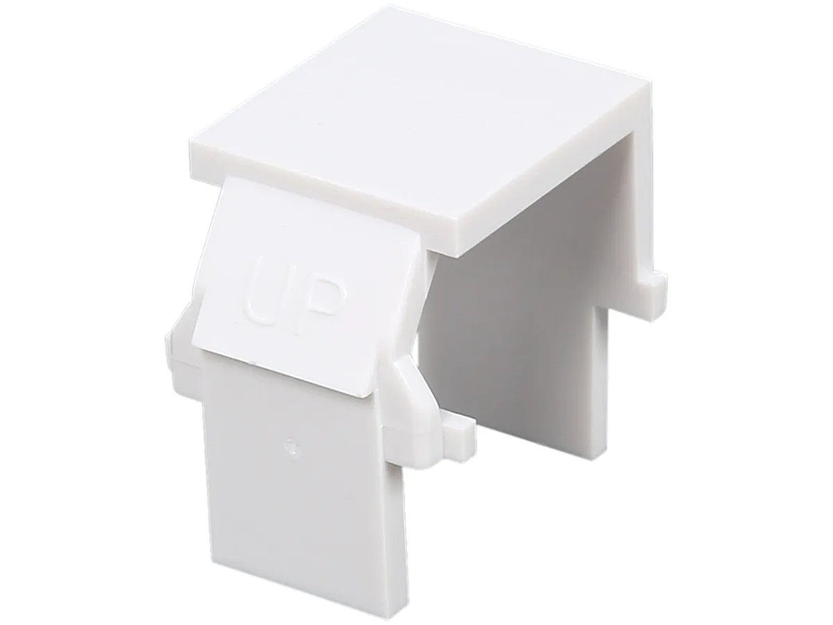 Cables To Go Cables To Go 03820 Snap-In Blank Keystone Insert Module White — termékfotó