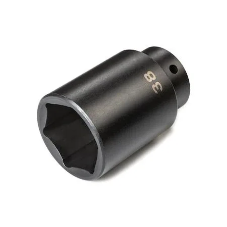 TEKTON 38 mm deep 6-point impact socket, silver finish