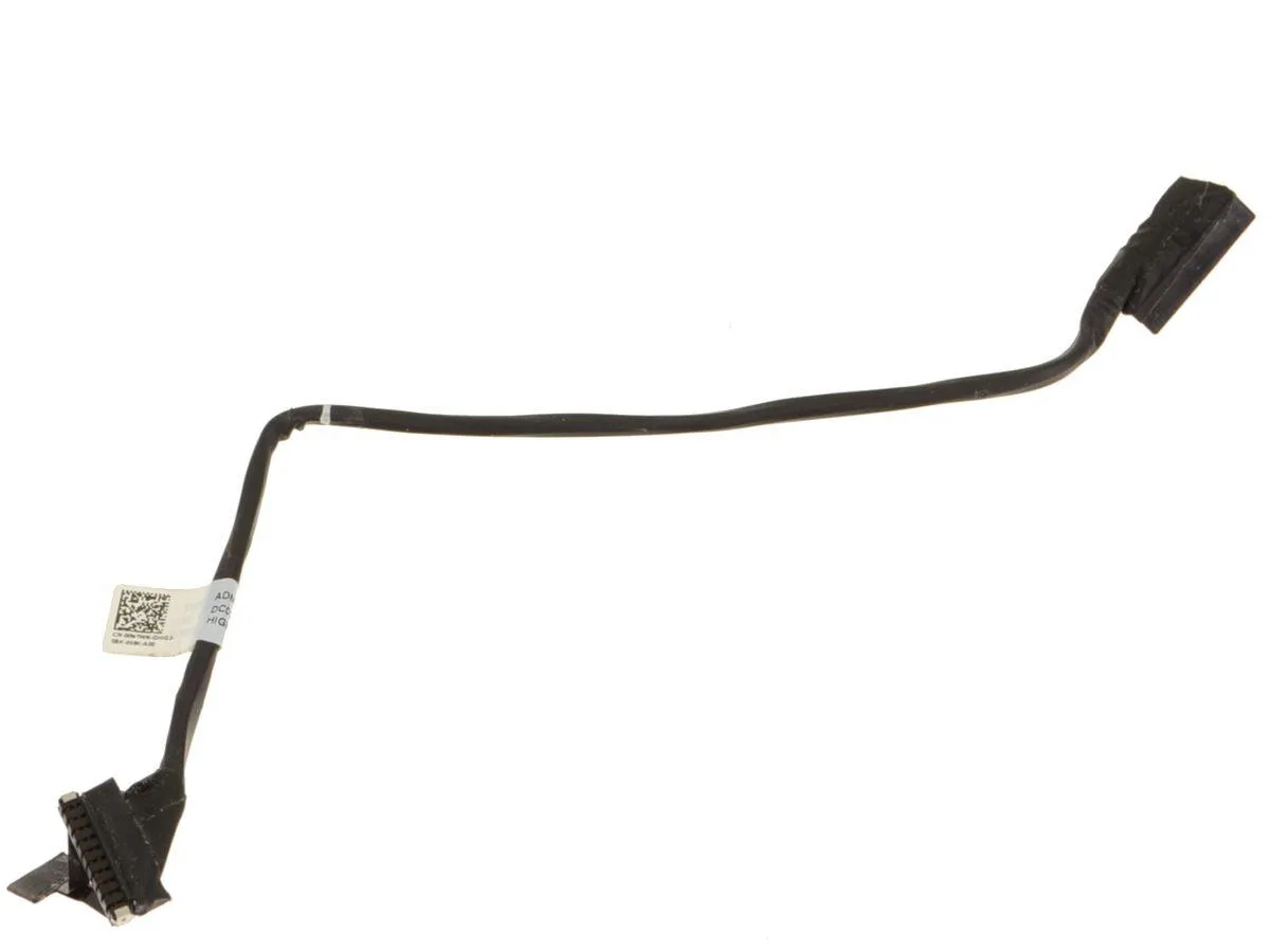 Dell Latitude E5270 battery cable 0NTWN black ribbon connector