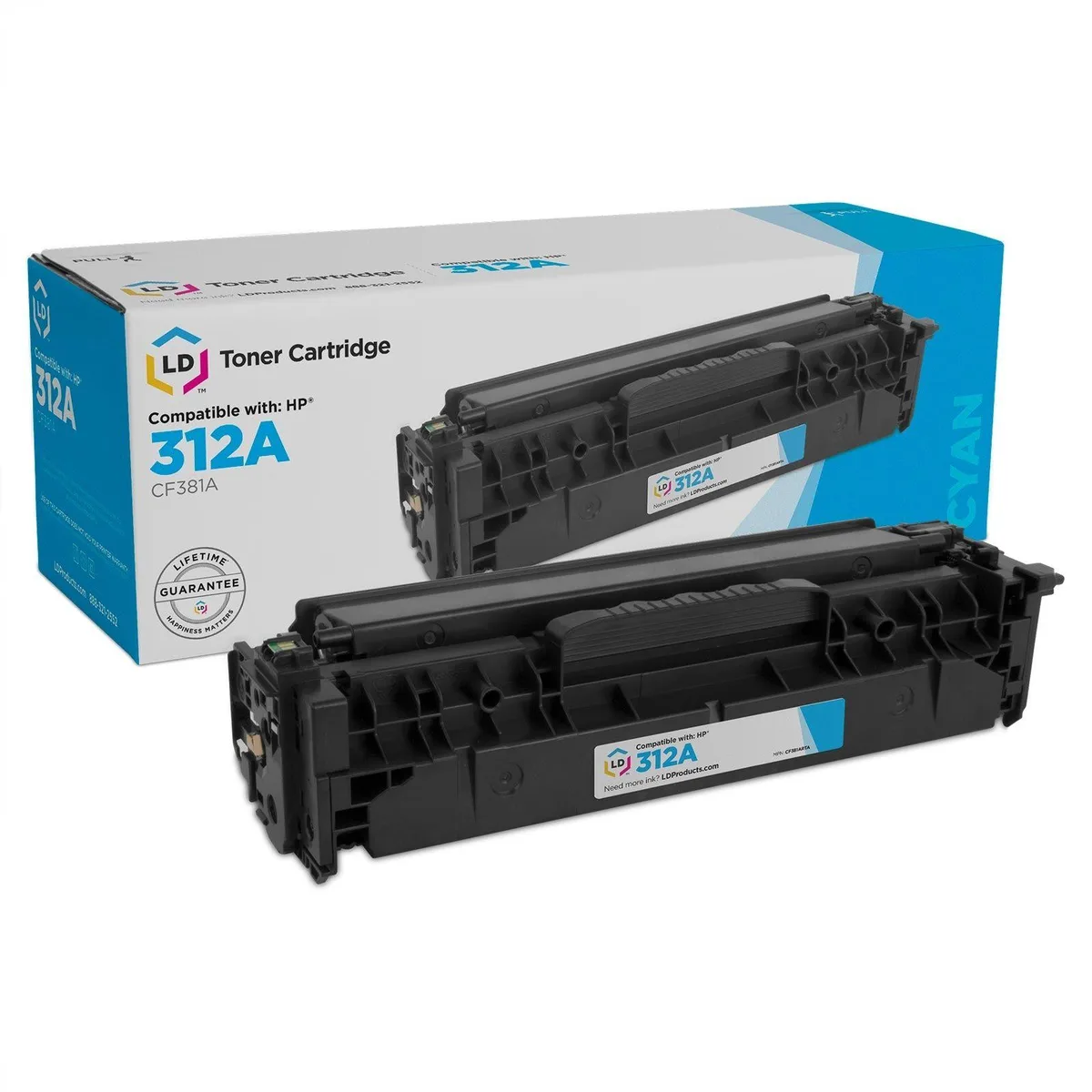 LD Products LD Products 312A CF381A Cyan Toner Cartridge — product photo