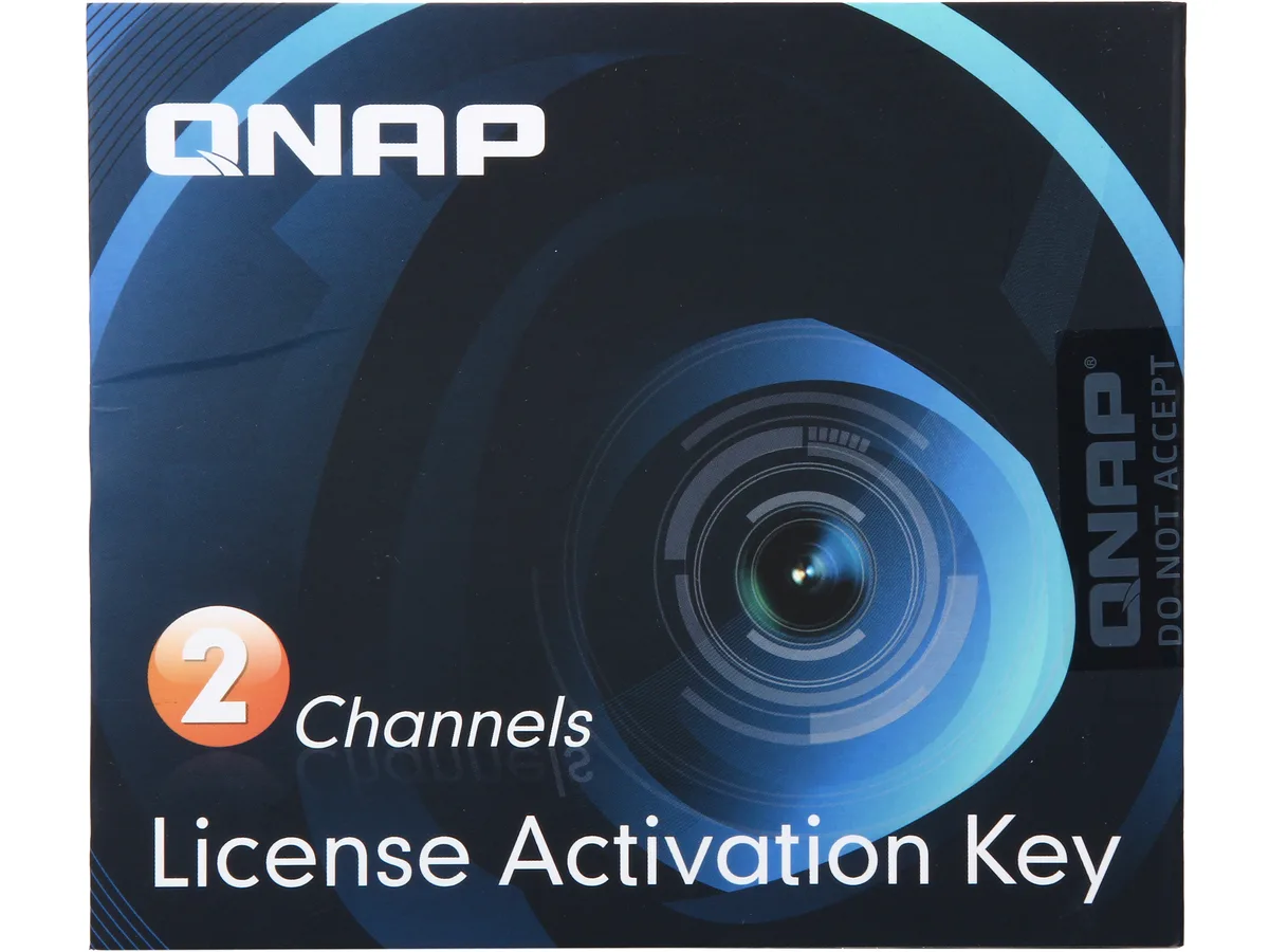Qnap Qnap LIC-CAM-NAS-2CH 2 Camera License NAS — product photo