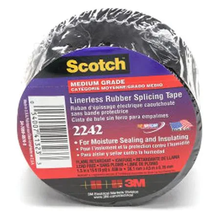 3M 3M 2242 Electrical Tape 1-1/2 in x 15 ft Black PK12 — product photo