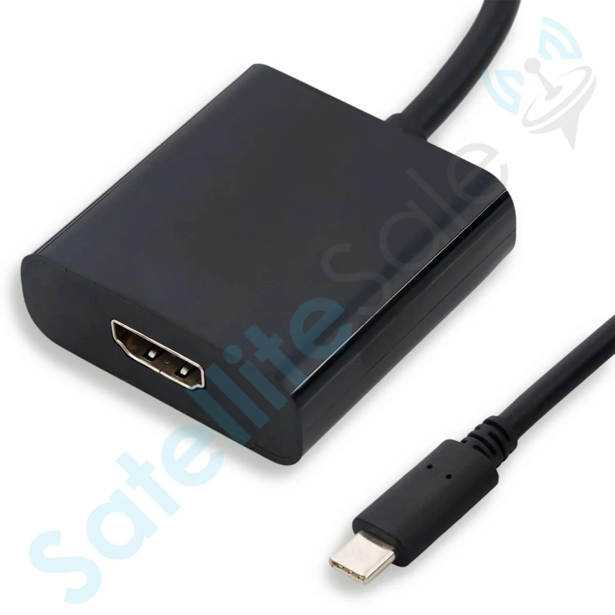 SatelliteSale SatelliteSale USB Type C to HDMI Adapter 4K/30Hz Black — product photo