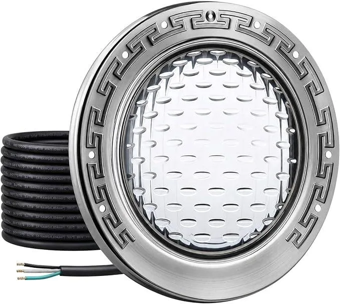 10 inch white pool light with 50ft cord