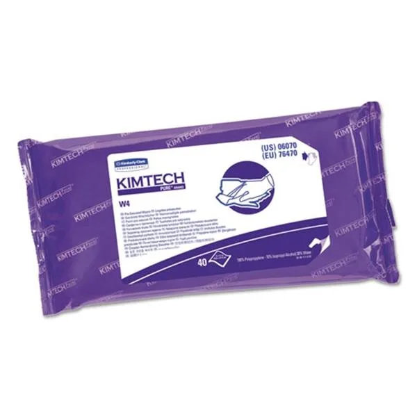 Kimberly-Clark Professional Kimberly-Clark Professional 6070 70% IPA Wipes 9 x 11 White 40 Pack 10 Carton — product photo