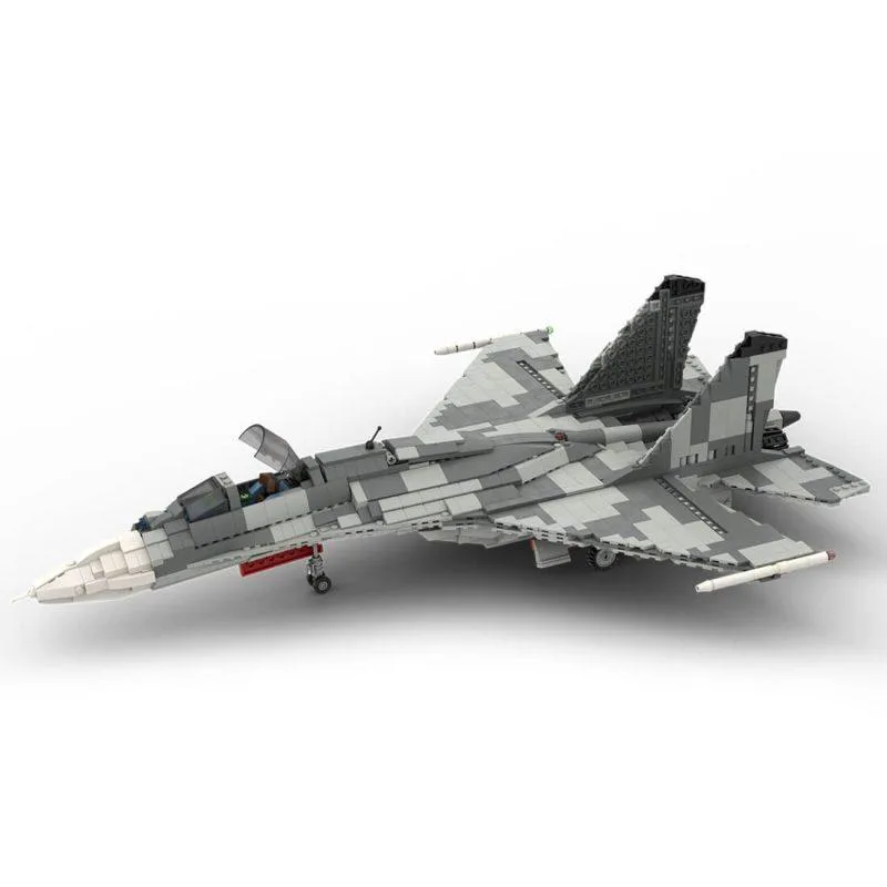 ZITIANYOUBUILD ZITIANYOUBUILD 1659 MOC-36720 Sukhoi SU-35 Flanker Educational Building Set — product photo
