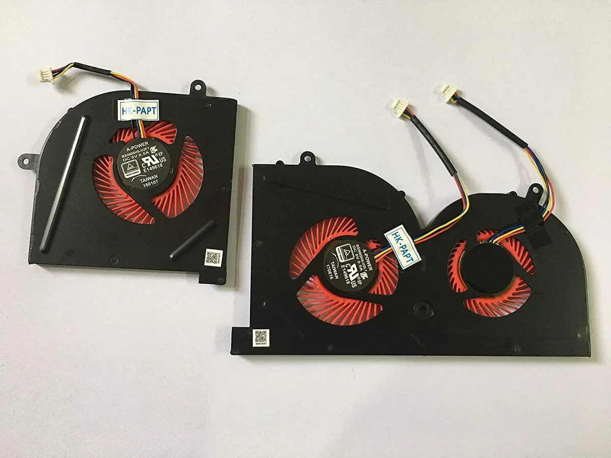 CAFELE CAFELE CPU GPU Cooling Fan MSI GS63VR GS73VR BS5005HS-U2F1 BS5005HS-U2L1 — product photo