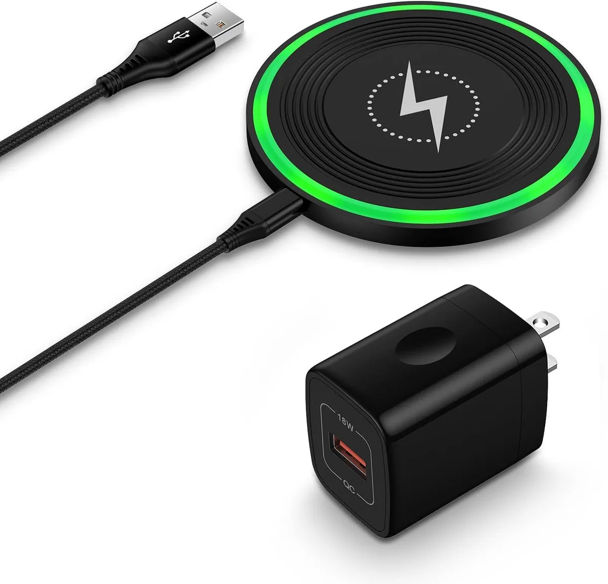 Luisport Luisport Android Wireless Charger 15W with QC 3.0 Adapter — product photo