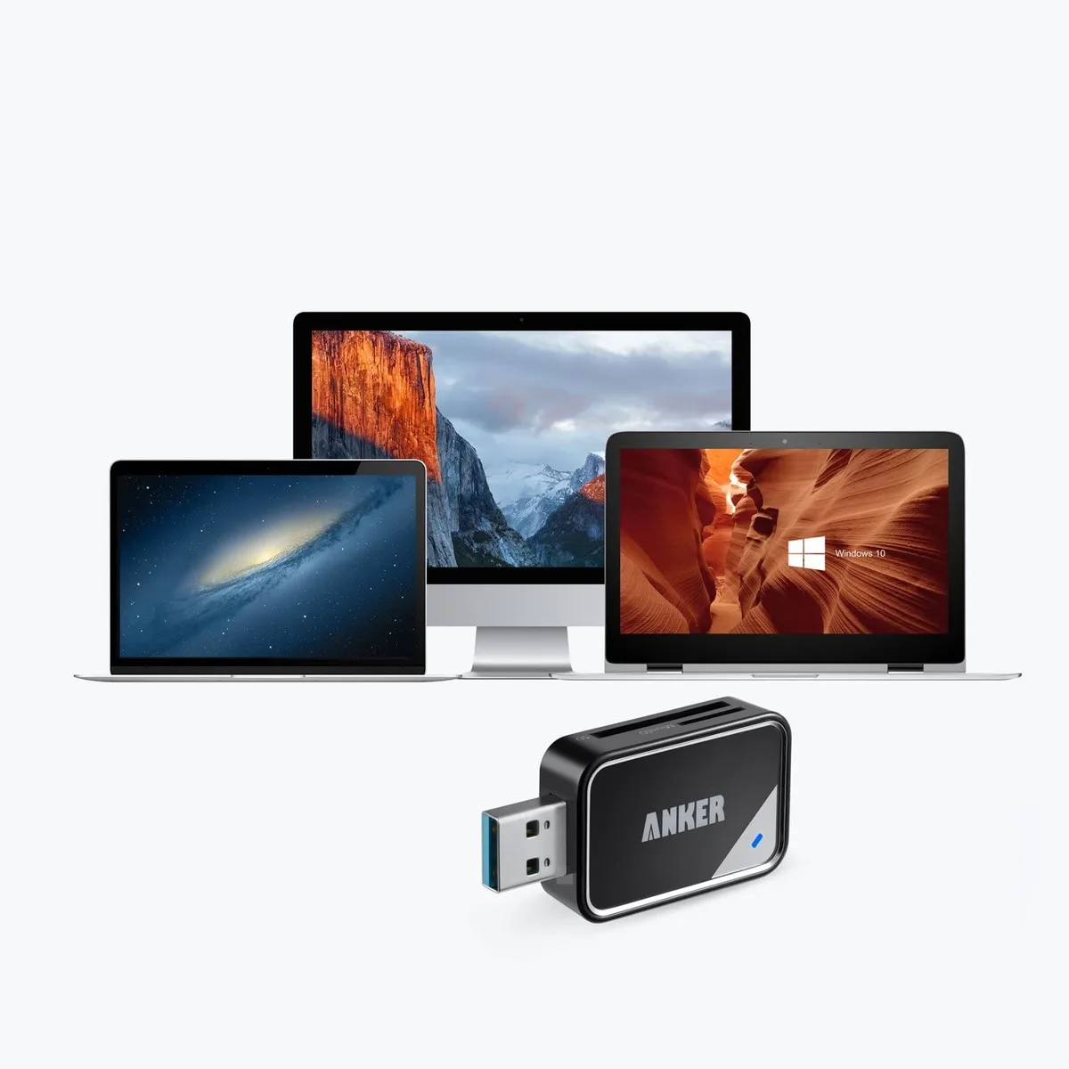 Anker Anker USB 3.0 Card Reader 8-in-1 2-Slot — product photo