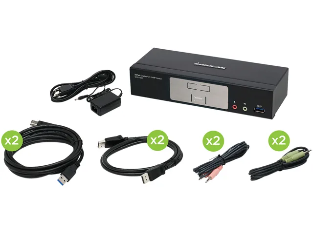 IOGEAR IOGEAR GCS1932 2-Port DisplayPort 1.2 KVM Switch — product photo