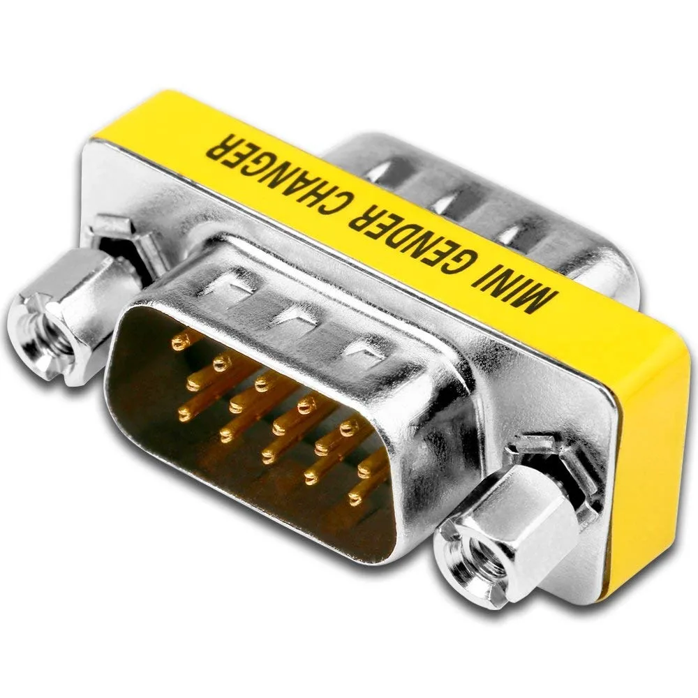 TeKit TeKit VGA Male-to-Male Adapter 0.5 ft 15-pin Shielded — product photo