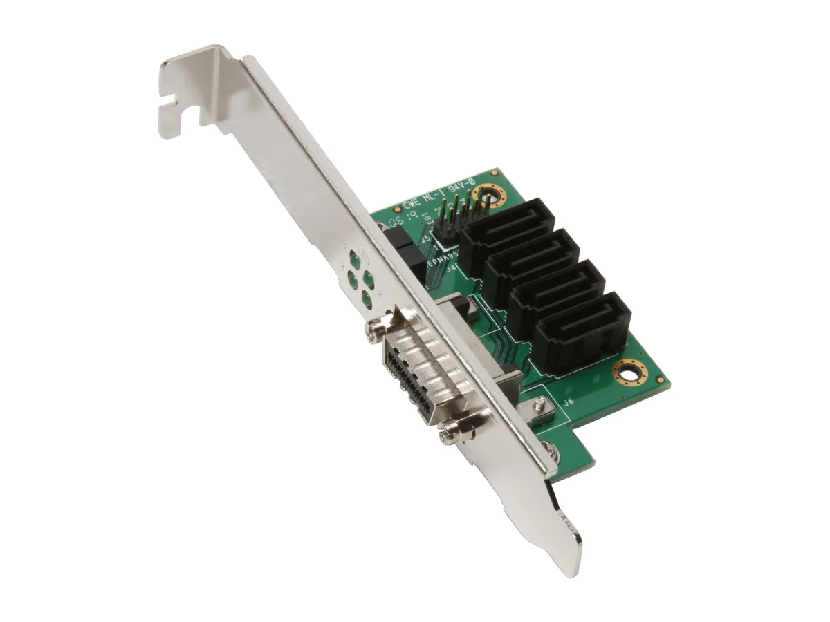 iStarUSA Inc. iStarUSA Inc. zAGE-H-4SA70 Multilane x4 to SATA Host Adapter server accessory — product photo