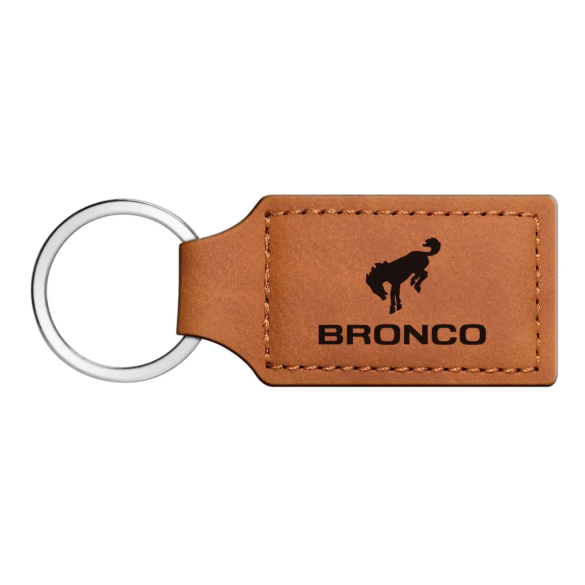 iPick Image, LLC iPick Image, LLC Ford Bronco Brown Leather Key Chain Parking 30 days — product photo