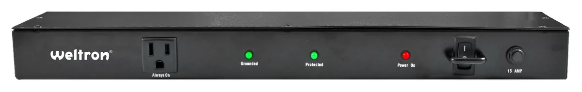 WELTRON WELTRON WSP-900RM 9-outlet surge protector 15ft cord 2450 J — product photo
