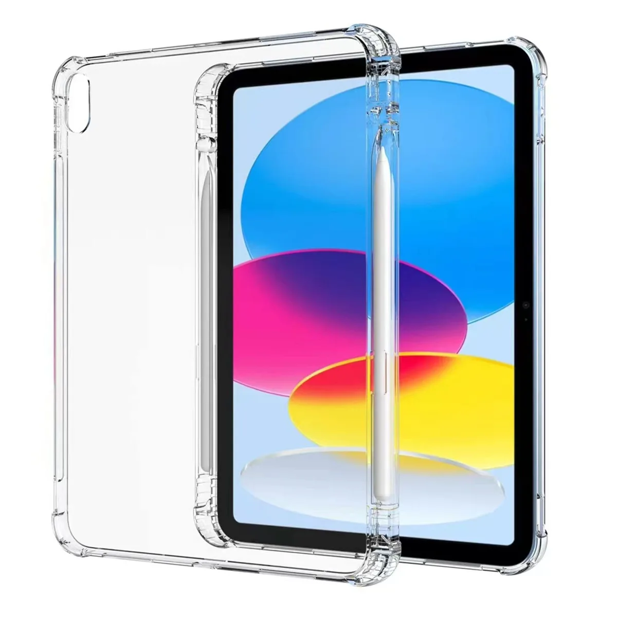 SFFINE Clear Case for iPad 11th Gen 11" 2025 & 10th Gen 10.9" 2022 with Pencil Holder — product photo