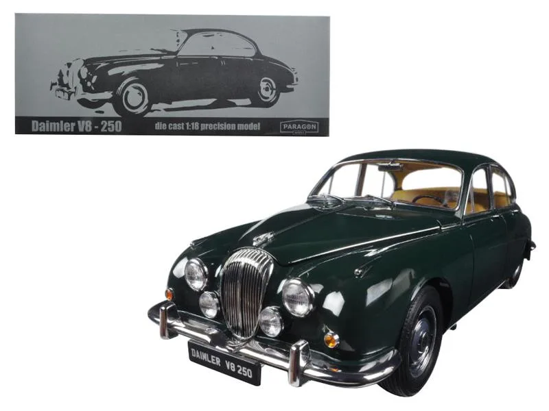 Paragon Paragon 1967 Daimler V8-250 British Racing Green LHD 1/18 Diecast Vehicle — product photo
