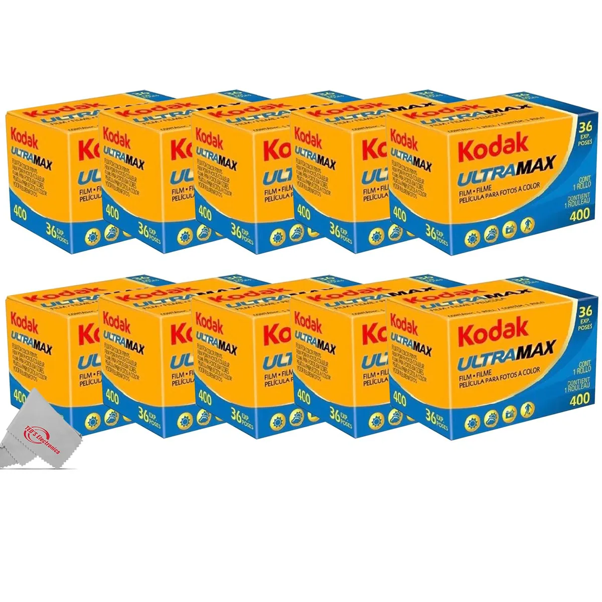 Kodak Kodak Ultramax 400 35mm Film 10 Rolls 360 Exposures — product photo