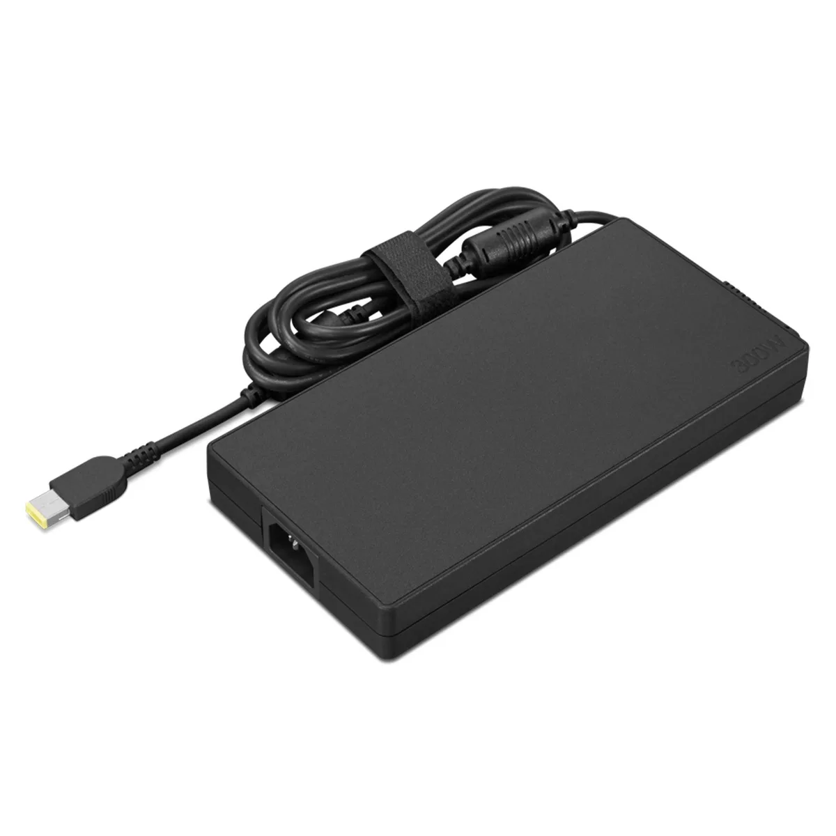 Lenovo Slim 300W AC adapter in black finish