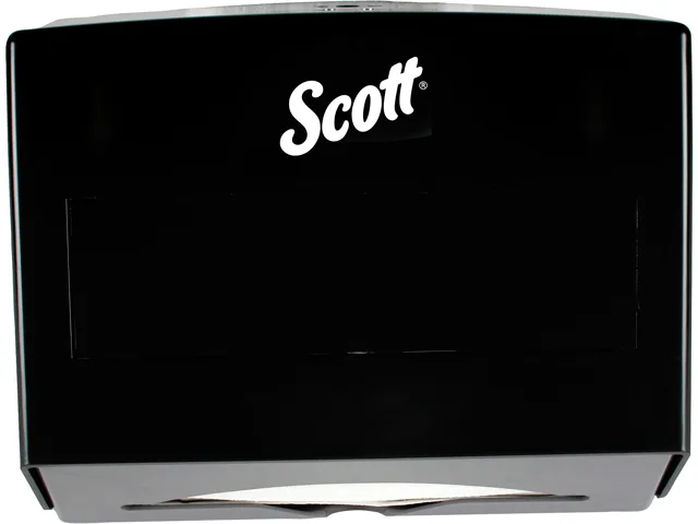 Scott Scott 09215 Scottfold Compact Towel Dispenser Smoke Black — product photo