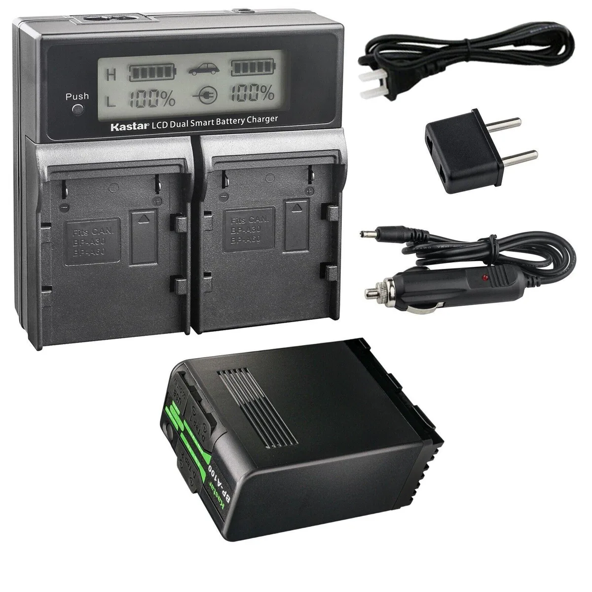 Kastar Kastar BP-A100 98 Wh Li-Ion Battery &amp; CH04 Charger Kit — product photo